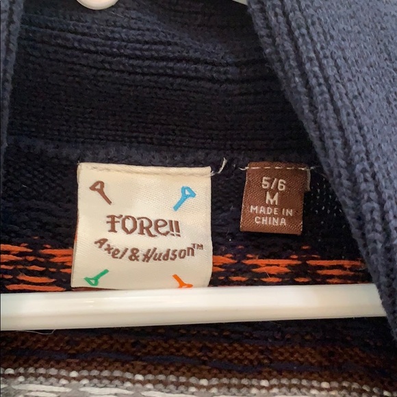 Fore!! shawl neck cardigan with toggle buttons - Picture 2 of 4